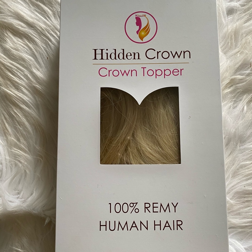 Hidden crown Hair extension, hair topper